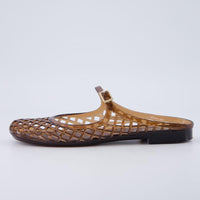 NESTILY Java Jelly Flats™ — Waterproof Mary Jane Mule | Adjustable Strap | Closed Toe | Summer Jelly Sandal