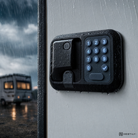 NESTILY™ SmartLock Pro — Keyless Heavy-Duty RV Door Lock | Fits 98% of RVs | Keypad + Remote Fob + Backup Key