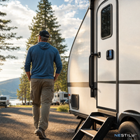 NESTILY™ SmartLock Pro — Keyless Heavy-Duty RV Door Lock | Fits 98% of RVs | Keypad + Remote Fob + Backup Key