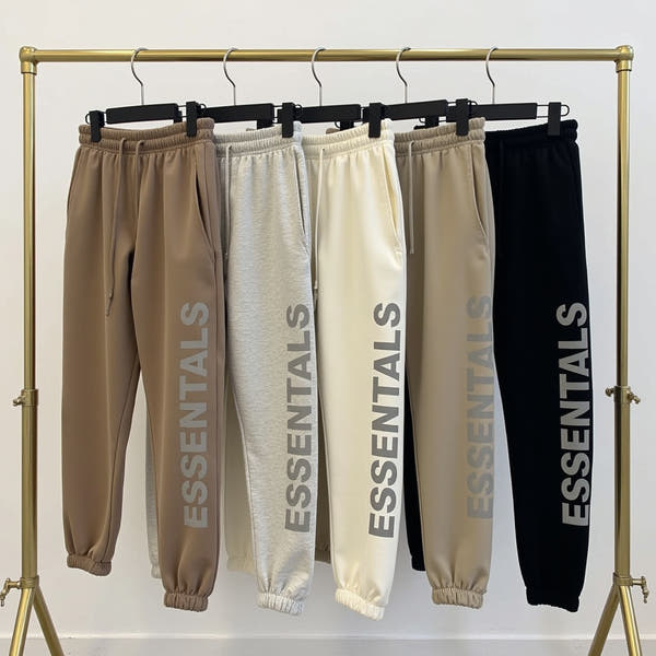 QAMIS™ Essentials Oversized Reflective Sweatpants — 100% Cotton, Unisex Streetwear