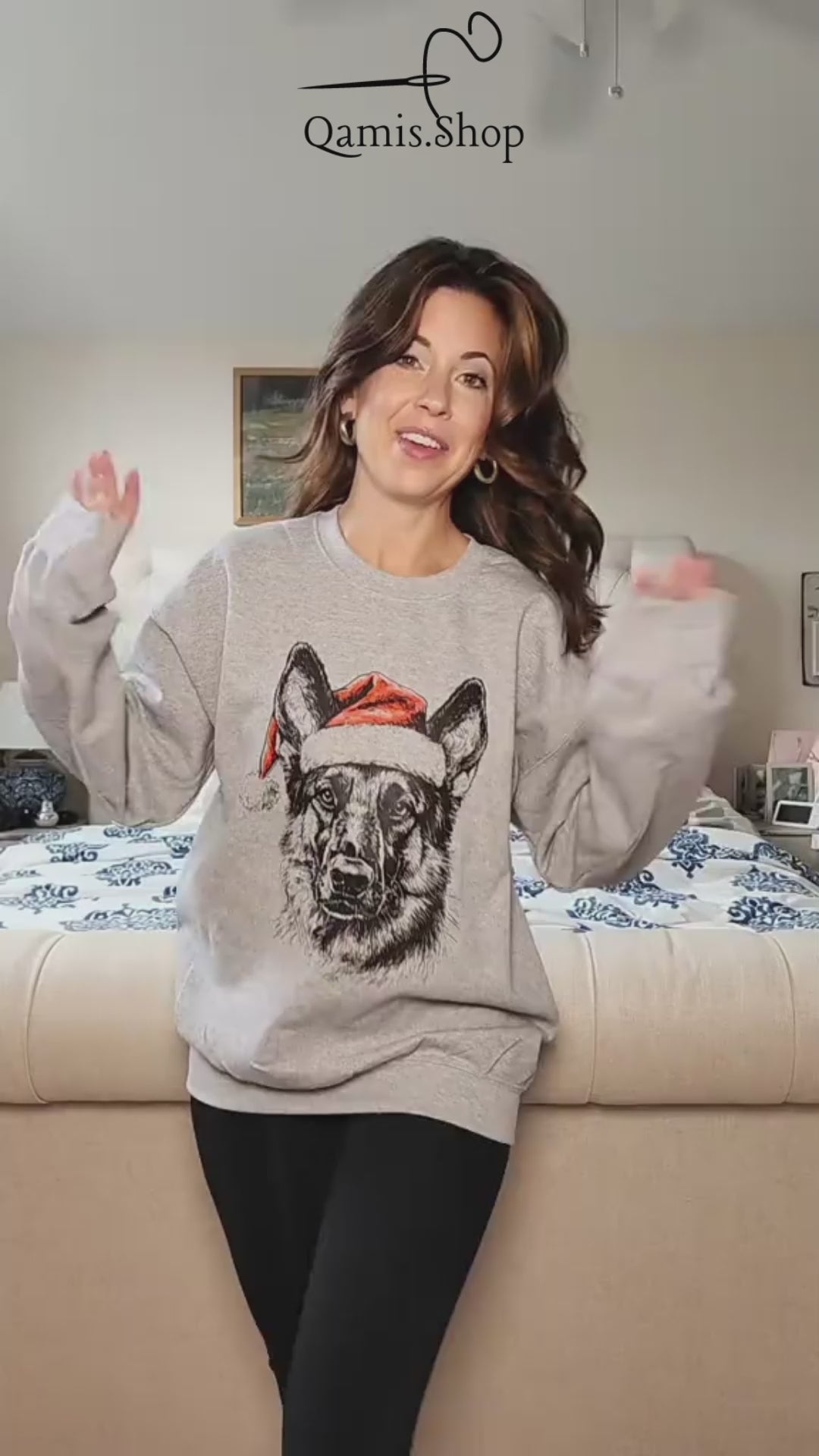 Santa Paws™ Christmas Dog Sweatshirt — 50 Breeds, 1 Festive Spirit 🎅 video
