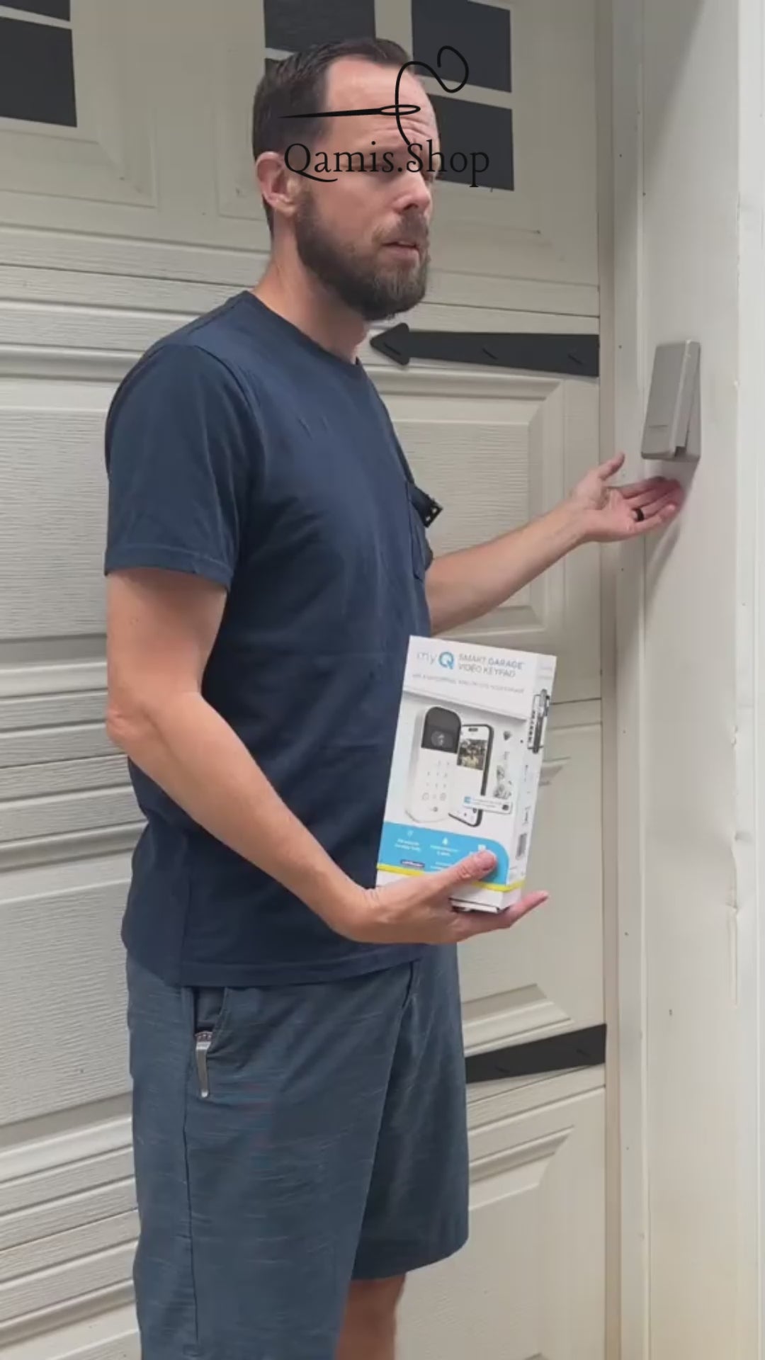 QAMIS ViewKey™ Smart Video Keypad – HD Camera, Custom PINs, Real-Time Alerts, Easy App Control video