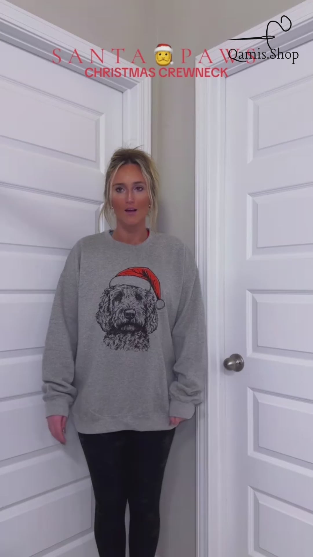 Santa Paws™ Christmas Dog Sweatshirt — 50 Breeds, 1 Festive Spirit 🎅 video