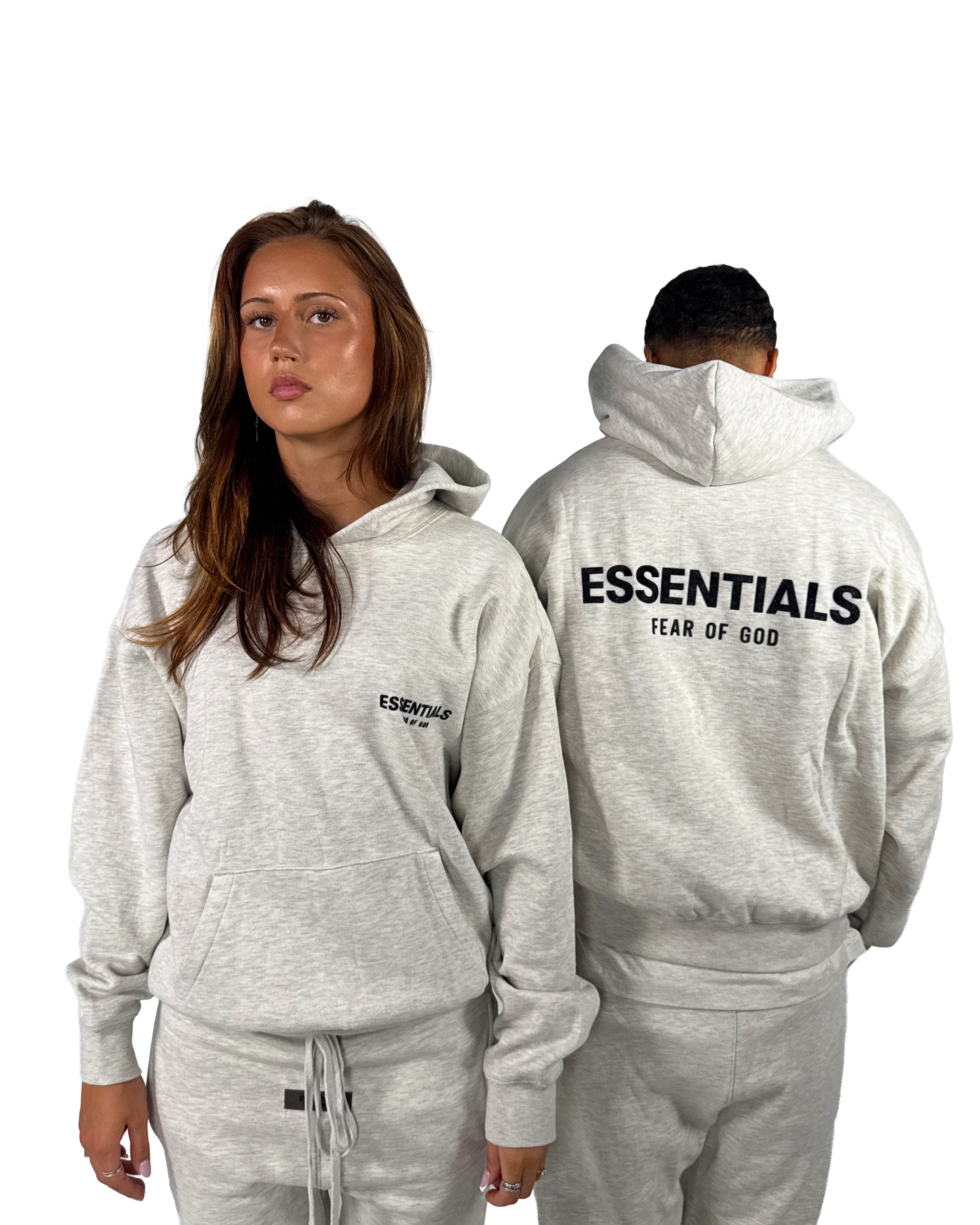 The Qamis™ Fear of God Essentials Pullover Chest Logo Hoodie (SS22)