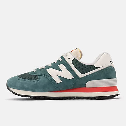 New Balance 574 Classic Sneakers – Suede/Mesh Comfort