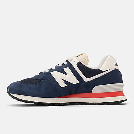 New Balance 574 Classic Sneakers – Suede/Mesh Comfort