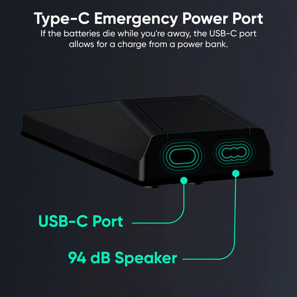 QAMIS PalmLock™ Smart Keyless Door Lock – Palm Recognition, 2 Fobs, Auto-Lock, Weatherproof
