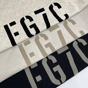 Essentials Oversized Hoodies FG7C Flocking Logo Sweatshirts Hip Hop Wo