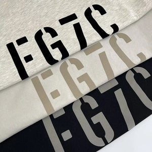 Essentials Oversized Hoodies FG7C Flocking Logo Sweatshirts Hip Hop Wo