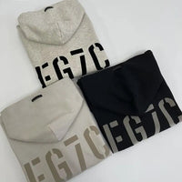 Essentials Oversized Hoodies FG7C Flocking Logo Sweatshirts Hip Hop Wo