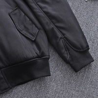 ESSENTIALS High Street Jackets Letter Print Winter Warm Zipper Jacket